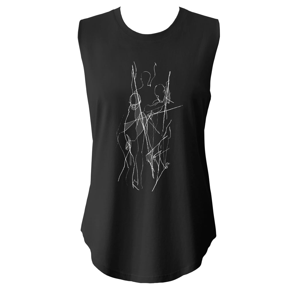 Womens Cut off - Stickmen