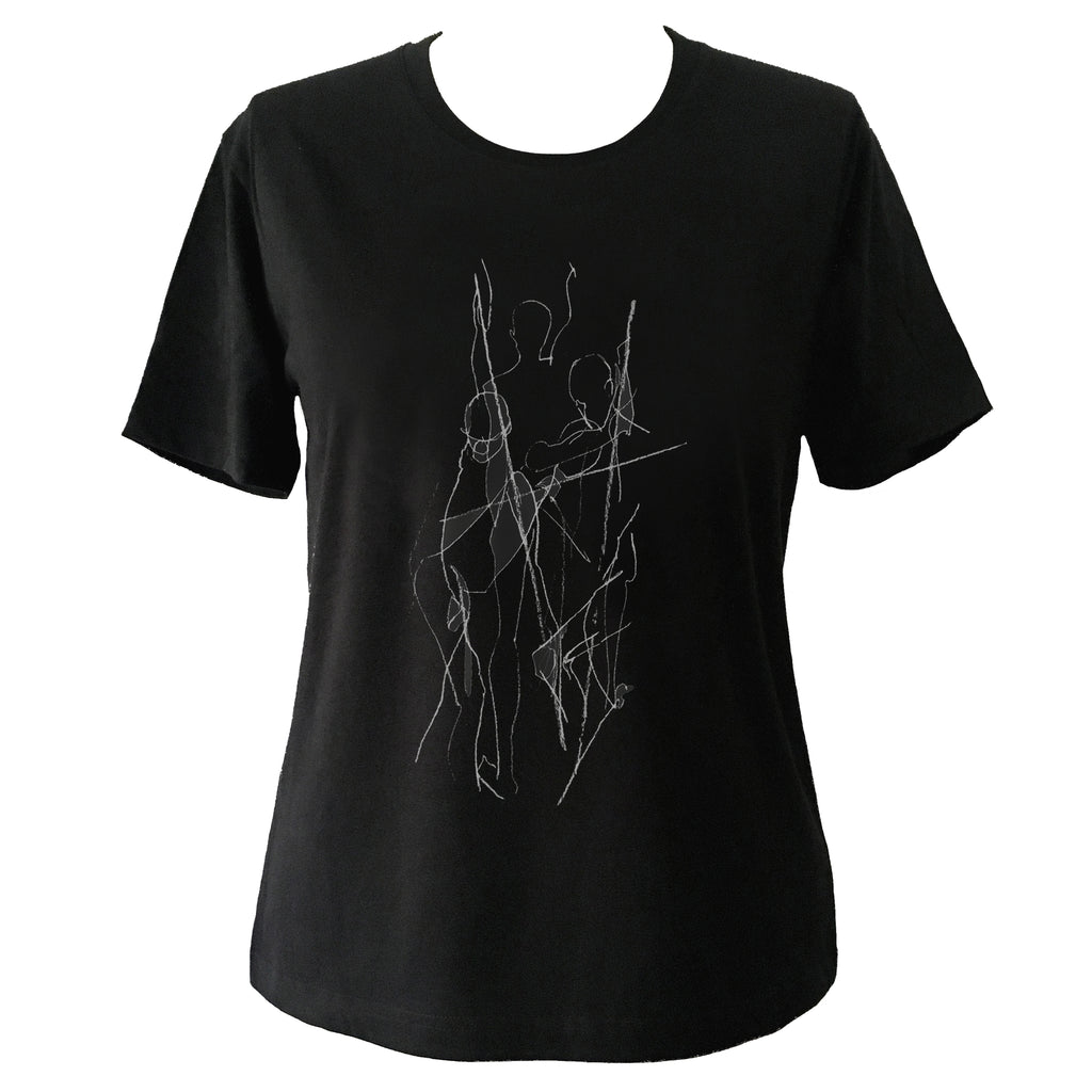 Womens T-shirt - Stickmen