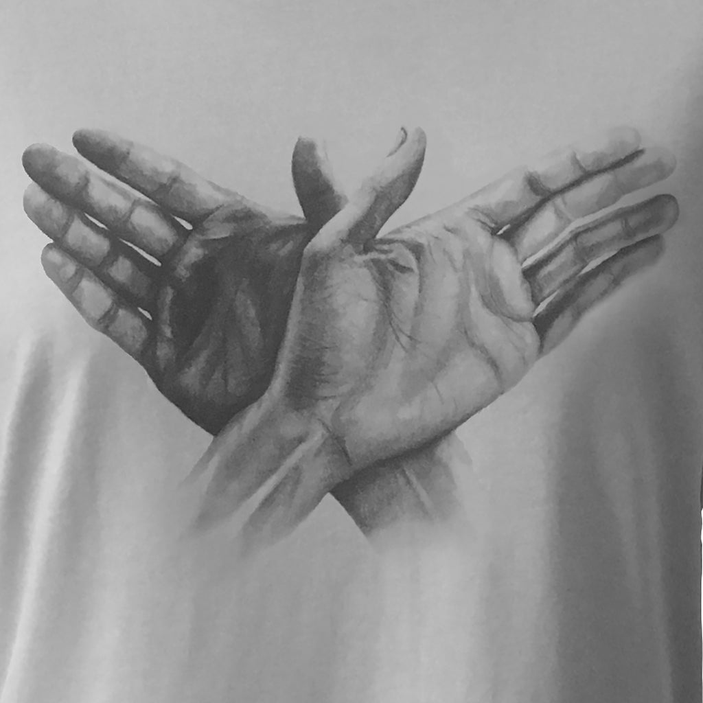 Mens T-shirt - Dove Hands