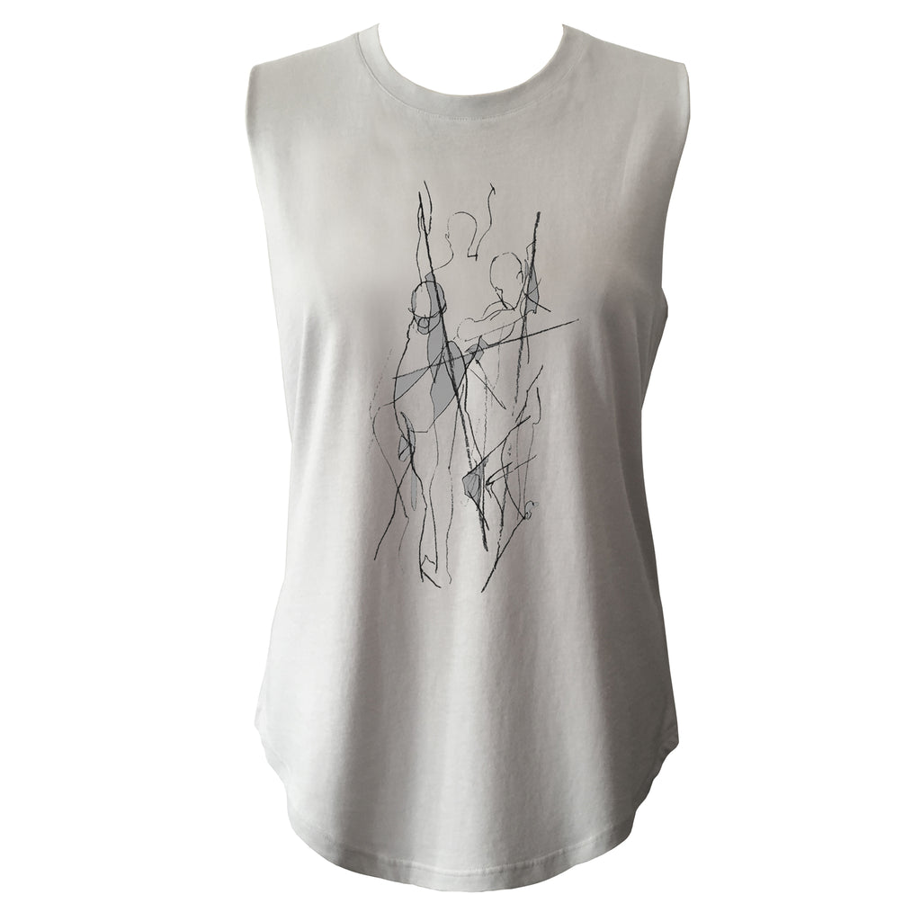 Womens Cut off - Stickmen