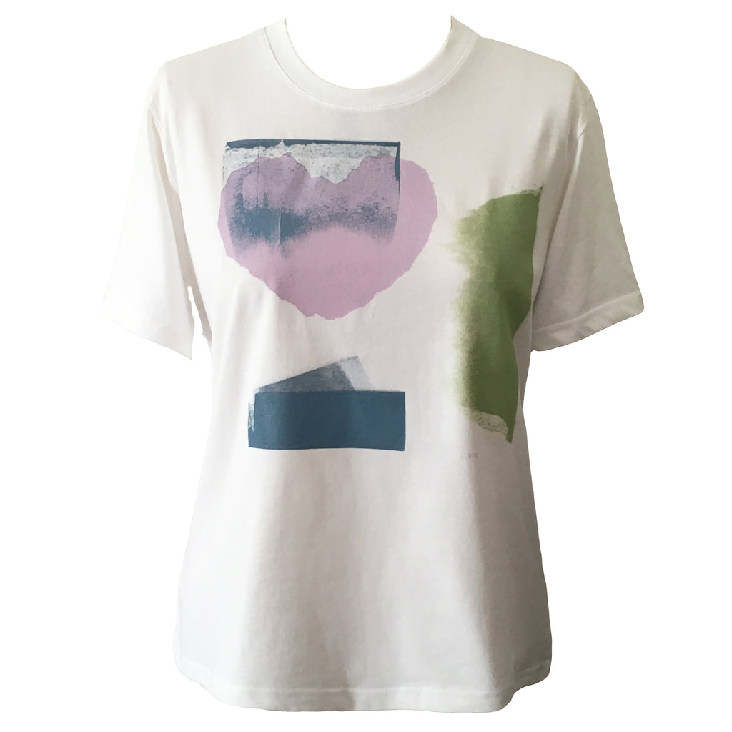 Womens T-shirt - Collage heart