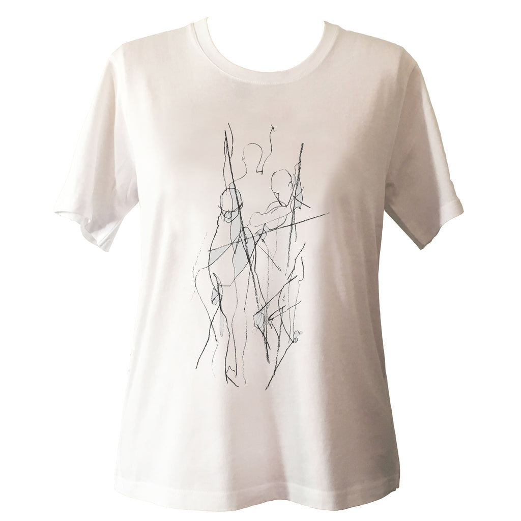 Womens T-shirt - Stickmen