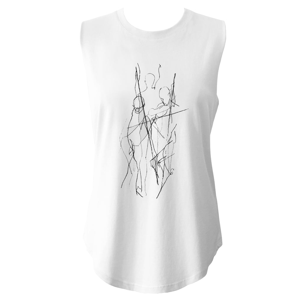 Womens Cut off - Stickmen