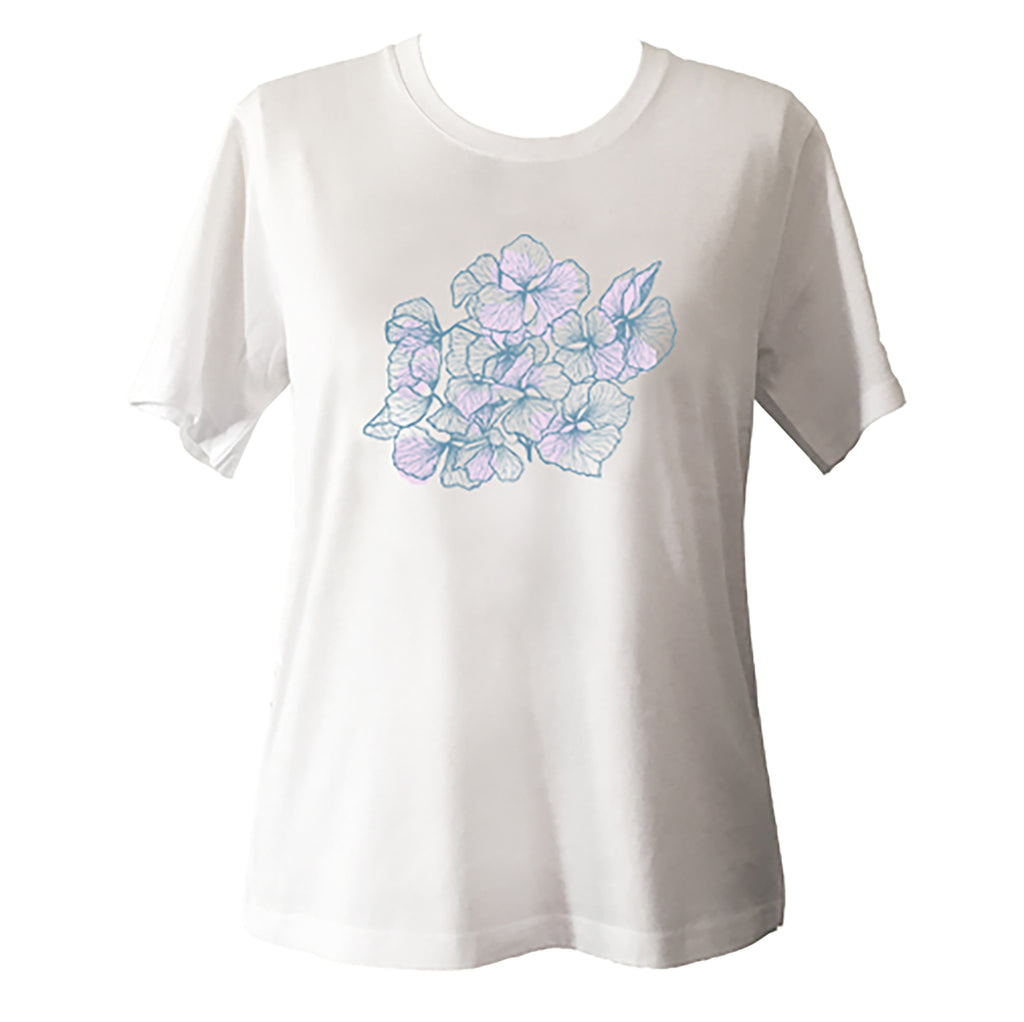 Womens T-shirt - Hydrangea